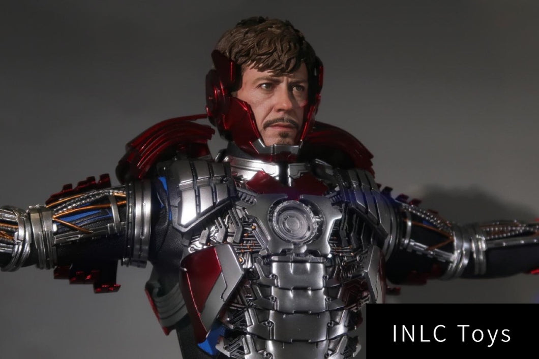 Pre Order Hot Toys Iron Man 2 Tony Stark Mark V Suit Up MMS599 600